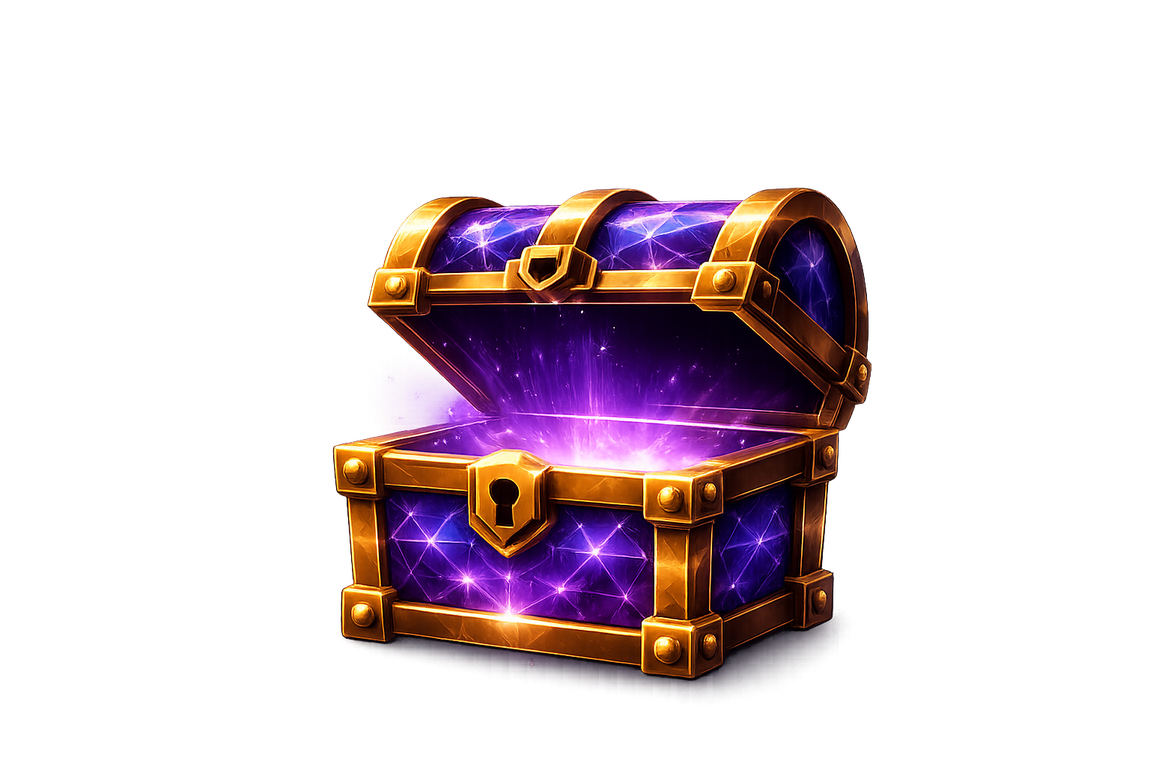 Premium slot treasure chest